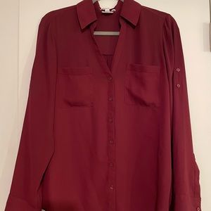 Express Women’s Slim Medium Portofino shirt excellent condition